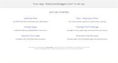 Desktop Screenshot of dailynewsblogger.com